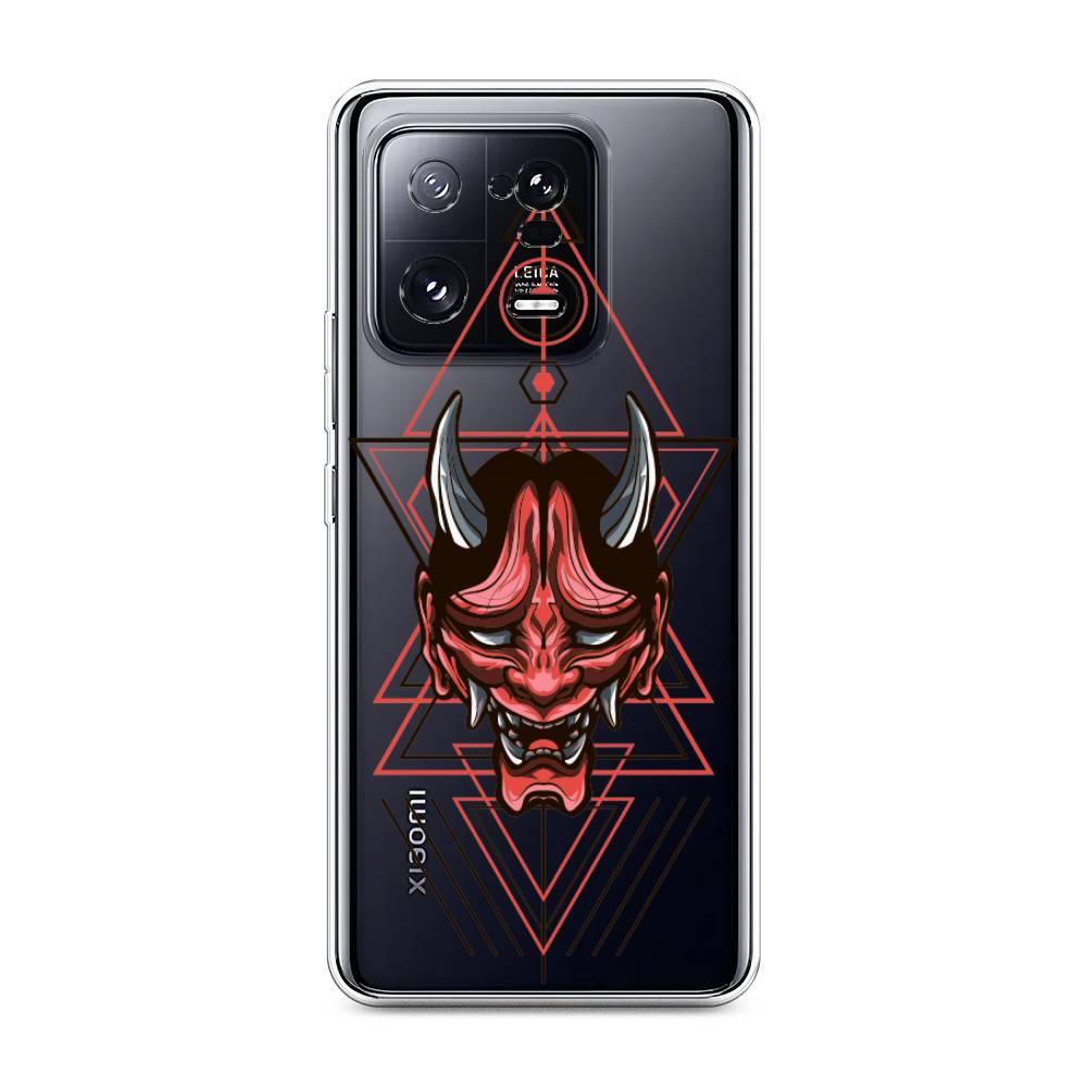 

Чехол на Xiaomi 13 Pro 5G "Hanya Oni mask", Серый;красный;черный, 317350-4