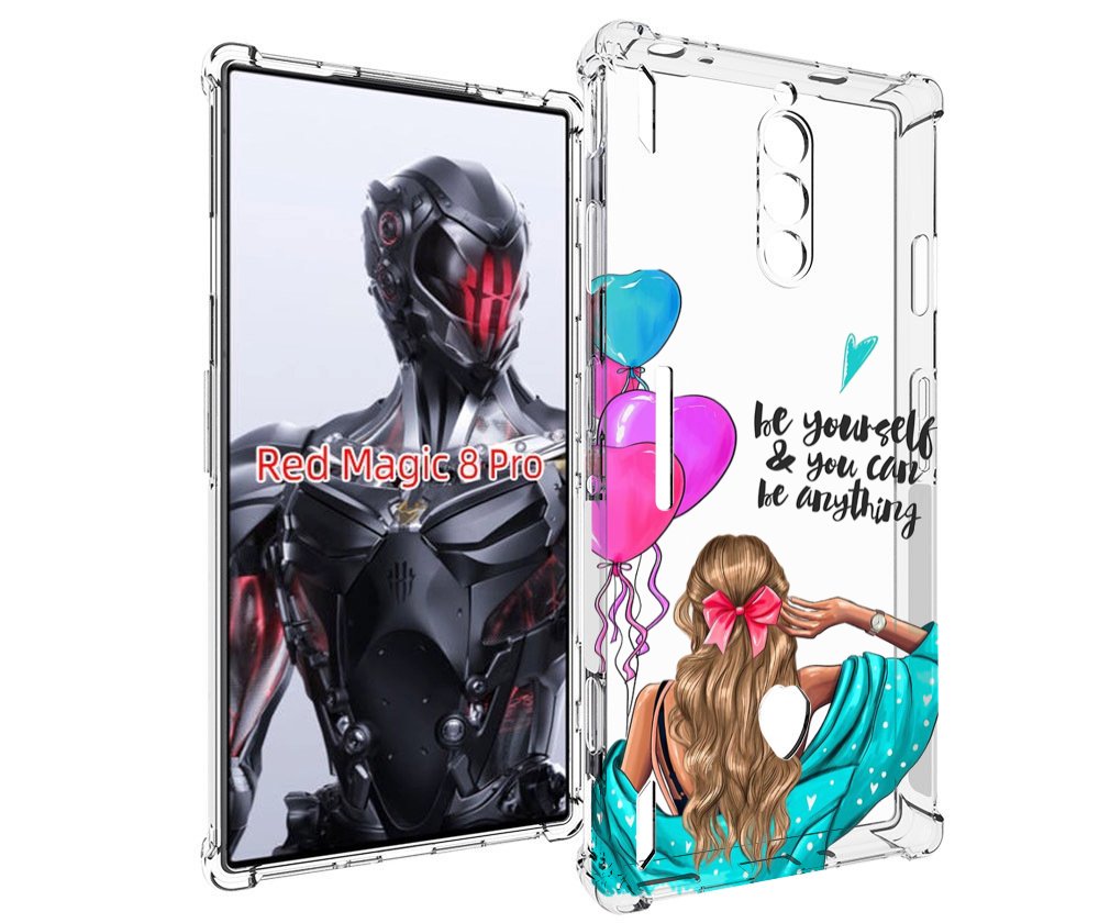 

Чехол MyPads Будь-собой для ZTE Nubia Red Magic 8 Pro / Red Magic 8 Pro Plus, Tocco