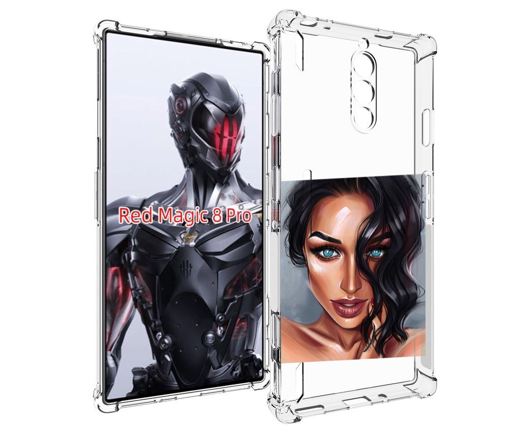 

Чехол MyPads Брюнетка для ZTE Nubia Red Magic 8 Pro / Red Magic 8 Pro Plus, Tocco