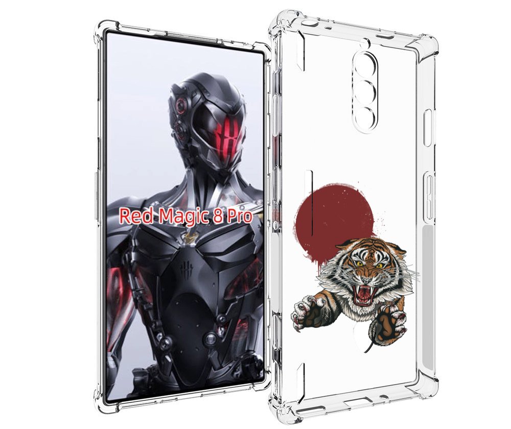 

Чехол MyPads Бросок тигра для ZTE Nubia Red Magic 8 Pro / Red Magic 8 Pro Plus, Tocco