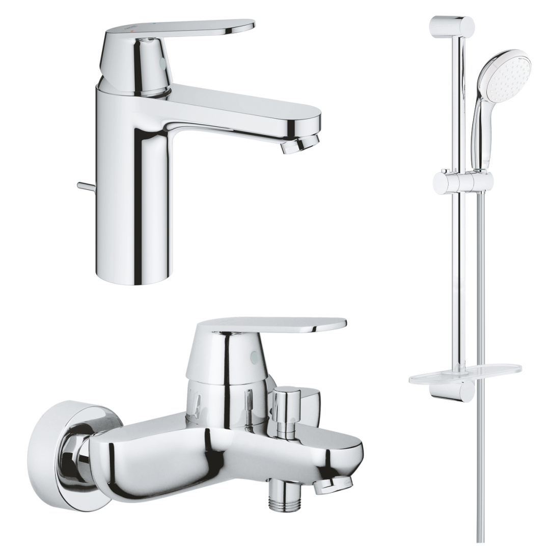 

Комплект смесителей Grohe Eurosmart Cosmopolitan 1000179 цвет, Хром, Eurosmart Cosmopolitan