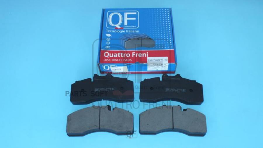 

Тормозные колодки QUATTRO FRENI QF73100