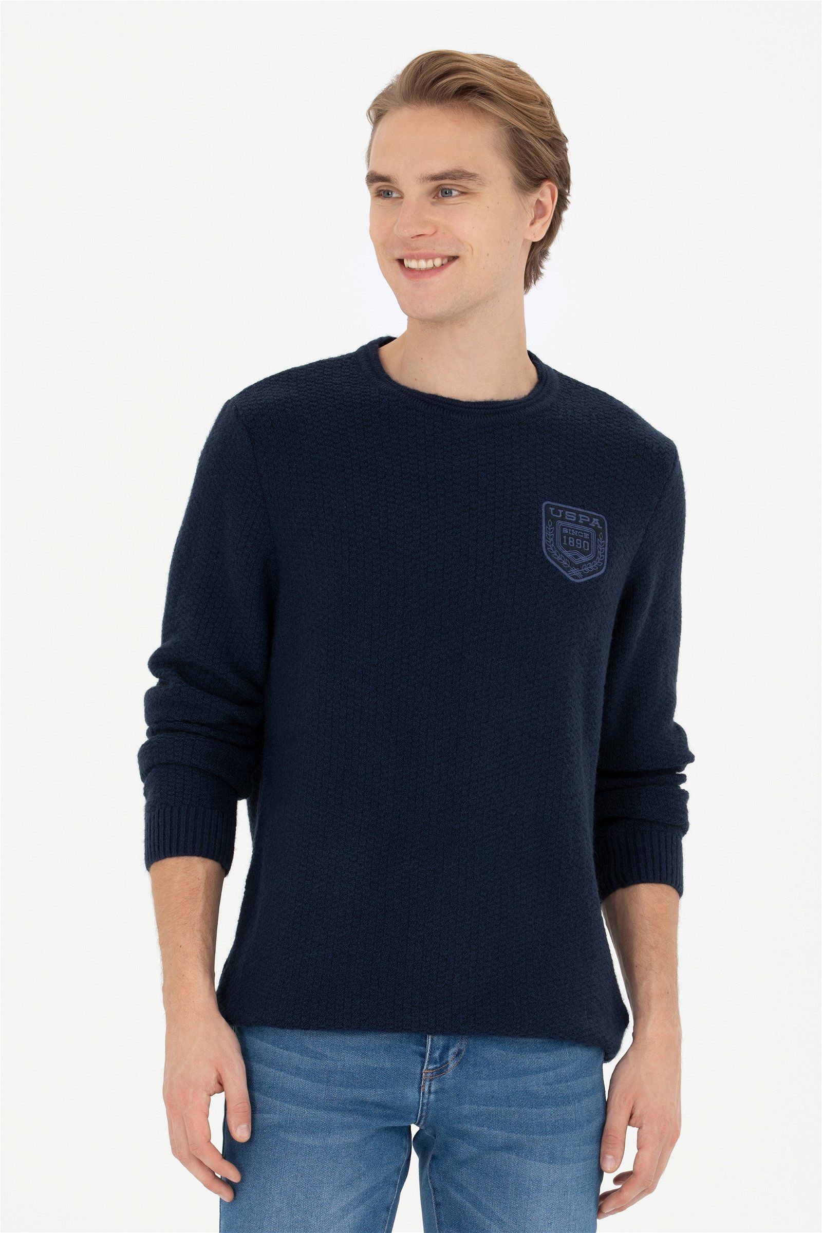 

Джемпер мужской U.S. POLO Assn. G081SZ0TK0KARTA синий L, G081SZ0TK0KARTA