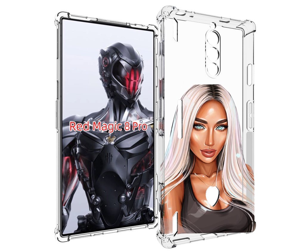 

Чехол MyPads Блондинка женский для ZTE Nubia Red Magic 8 Pro / Red Magic 8 Pro Plus, Tocco