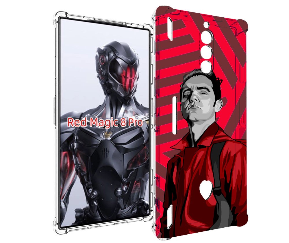 

Чехол MyPads Берлин-бумажный-дом для ZTE Nubia Red Magic 8 Pro / Red Magic 8 Pro Plus, Tocco