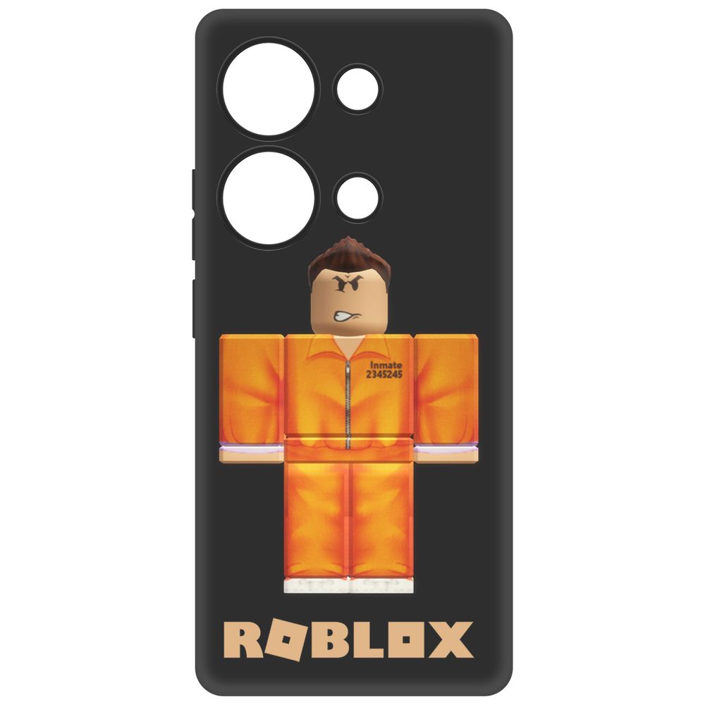 

Чехол-накладка Krutoff Soft Case Roblox-Заключенный для Poco M6 Pro 4G черный