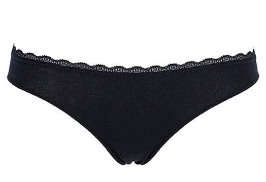 

Комплект трусов женских Cotonella GD292 черных 4, Черный, GD292