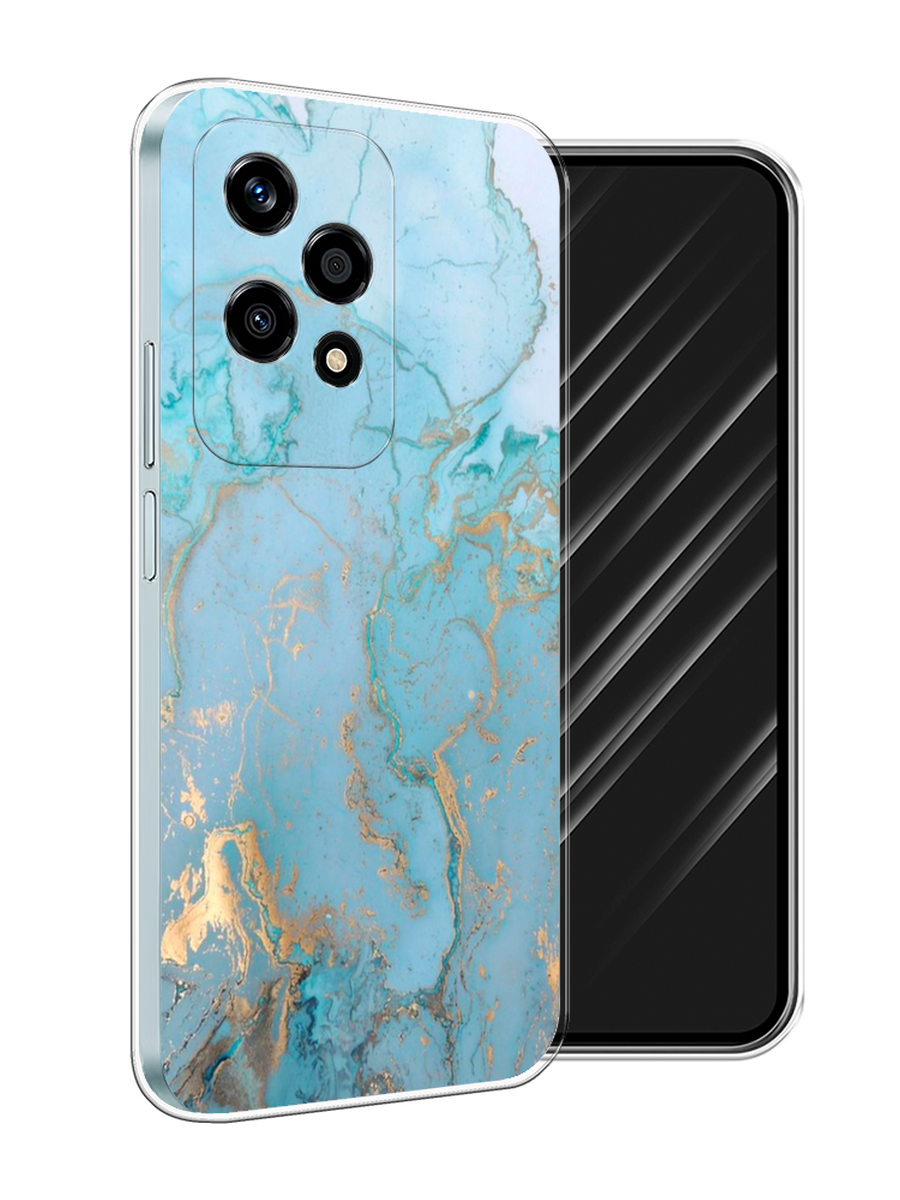 

Чехол Awog на Honor 200 Lite "Голубой мрамор рисунок", 6124650-1