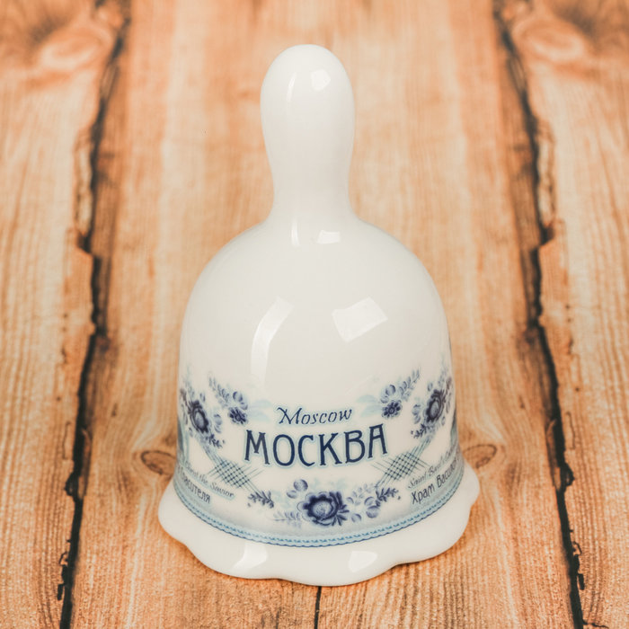 

Керамический колокольчик "Москва" (9,5 см) Sima-land, Белый