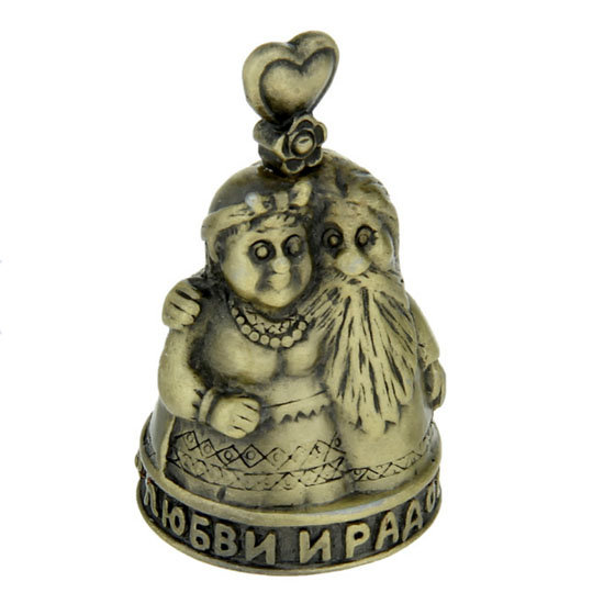 

Колокольчик "Любви и радости" (5 см) Sima-land, Золотистый