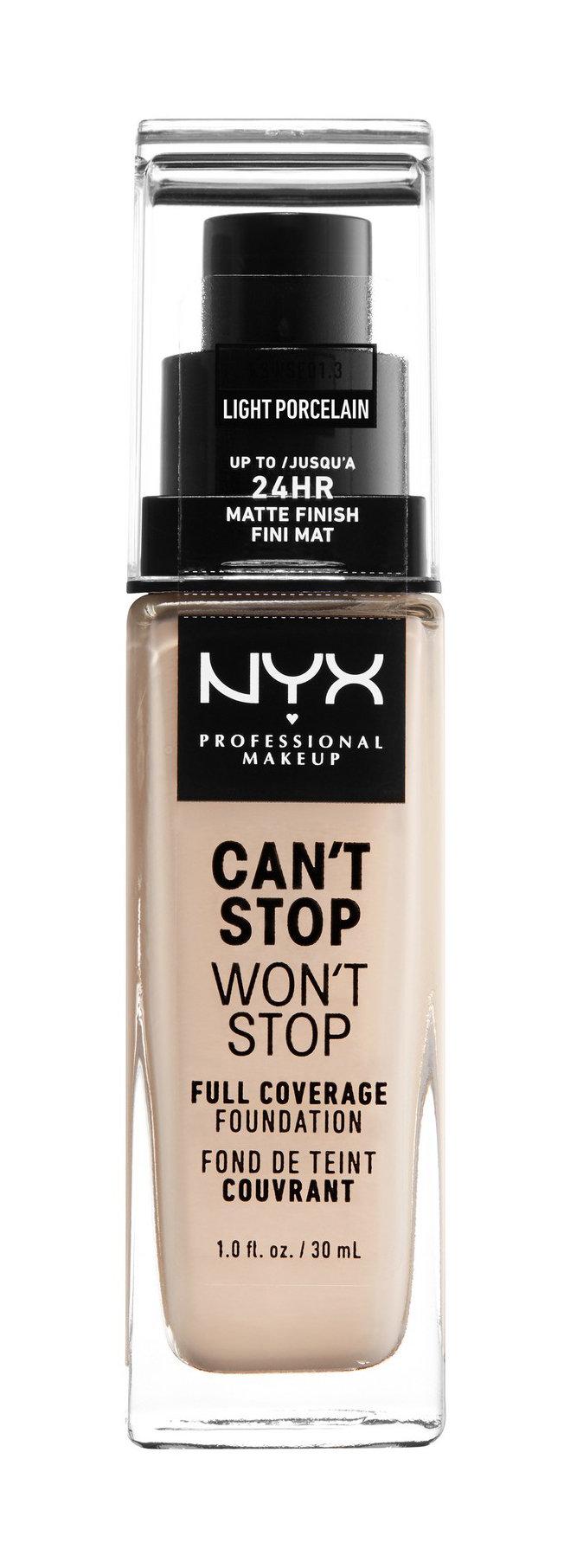 Тональная основа NYX Professional MakeUp Cant Stop Wont Stop 1.3 Light Porcelain, 30 мл