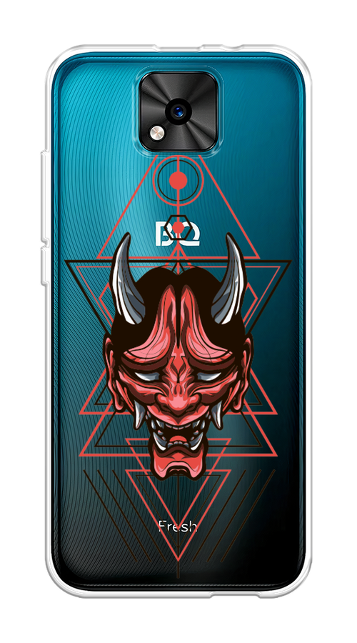 

Чехол на BQ 5533G "Hanya Oni mask", Серый;красный;черный, 201850-4