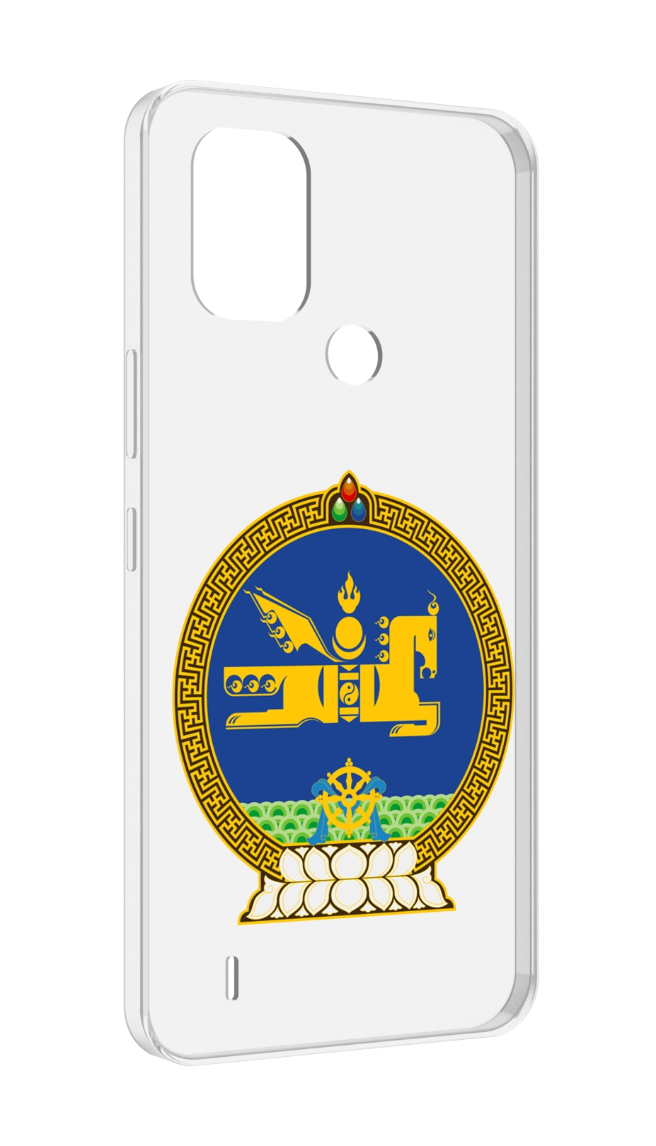 

Чехол MyPads герб-монголия для Nokia C31, Прозрачный, Tocco