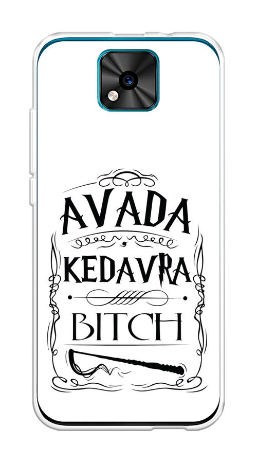 

Чехол на BQ 5533G "Avada kedavra bitch", Белый;серый;черный, 201850-6