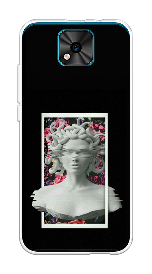 

Чехол на BQ 5533G "Web Punk Медуза Горгона", Черный;серый, 201850-6
