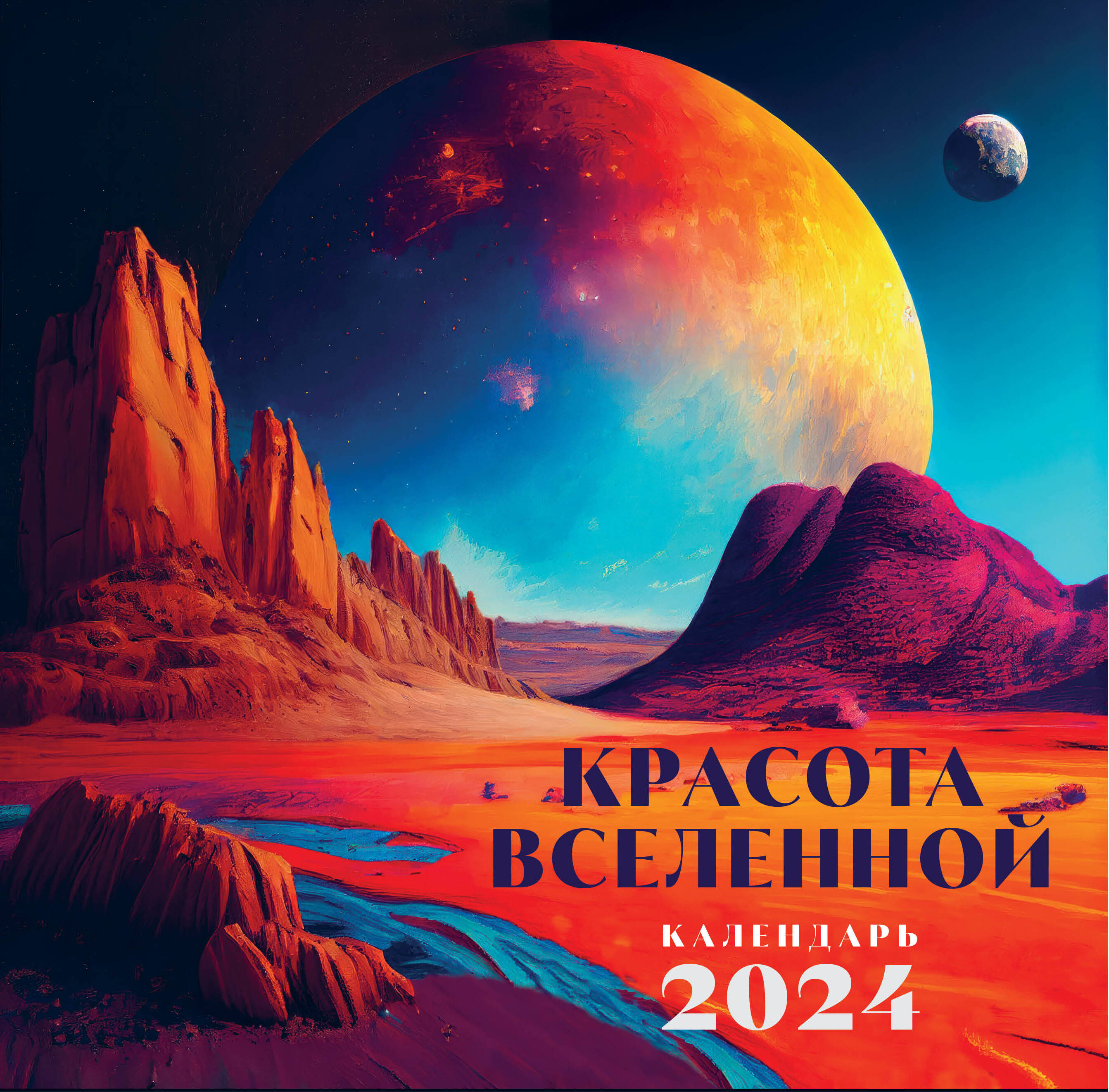 

Календарь настенный на 2024 год. Эксмо. Красота Вселенной. (300х300 мм)