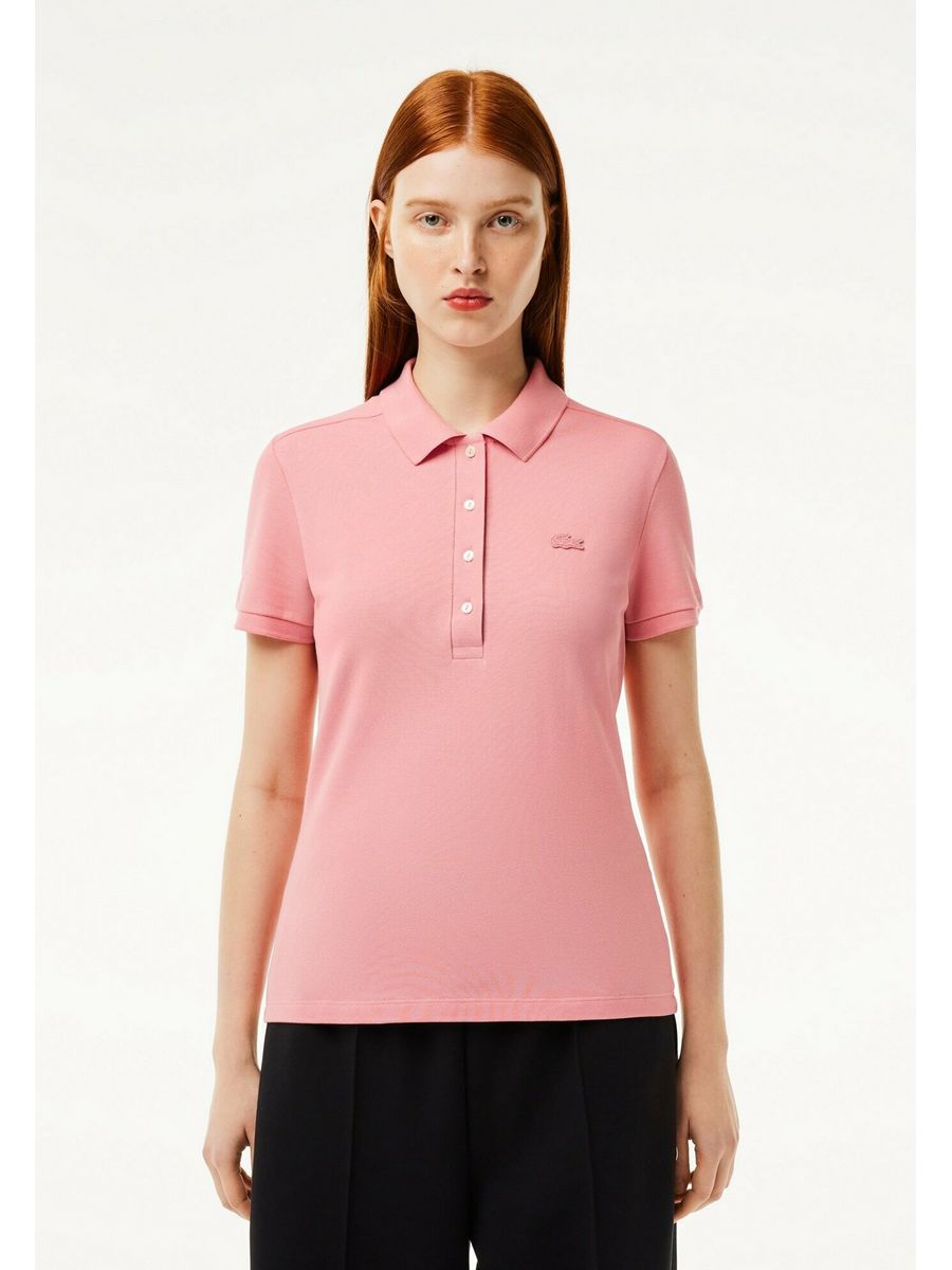 

Футболка женская Lacoste LA221D05B розовая 48 EU, Розовый, LA221D05B