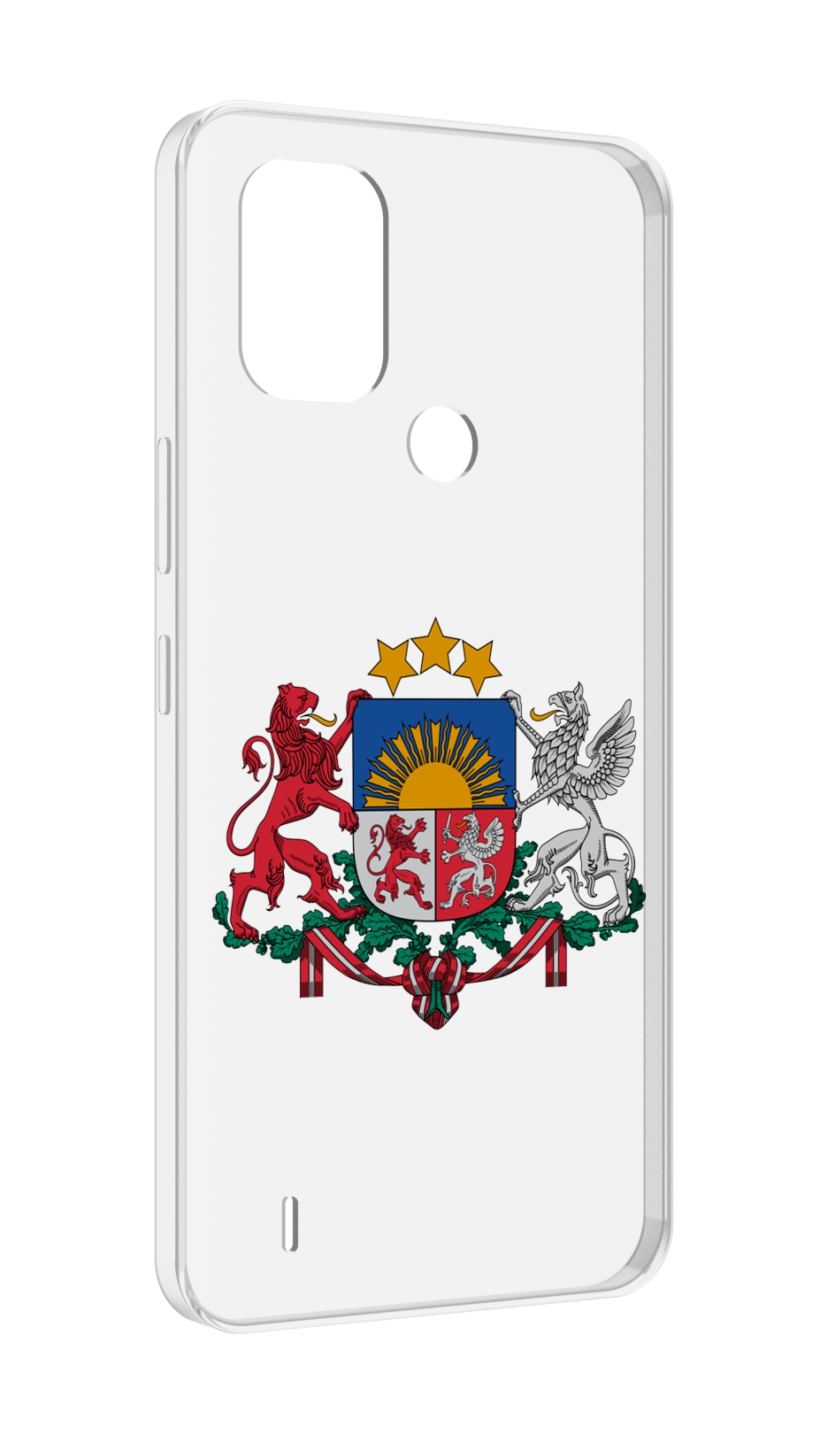 

Чехол MyPads герб-латвии для Nokia C31, Прозрачный, Tocco