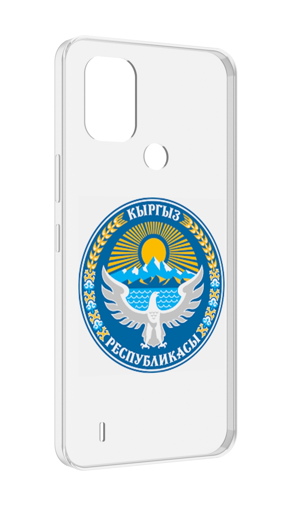 

Чехол MyPads герб-киргизия для Nokia C31, Прозрачный, Tocco
