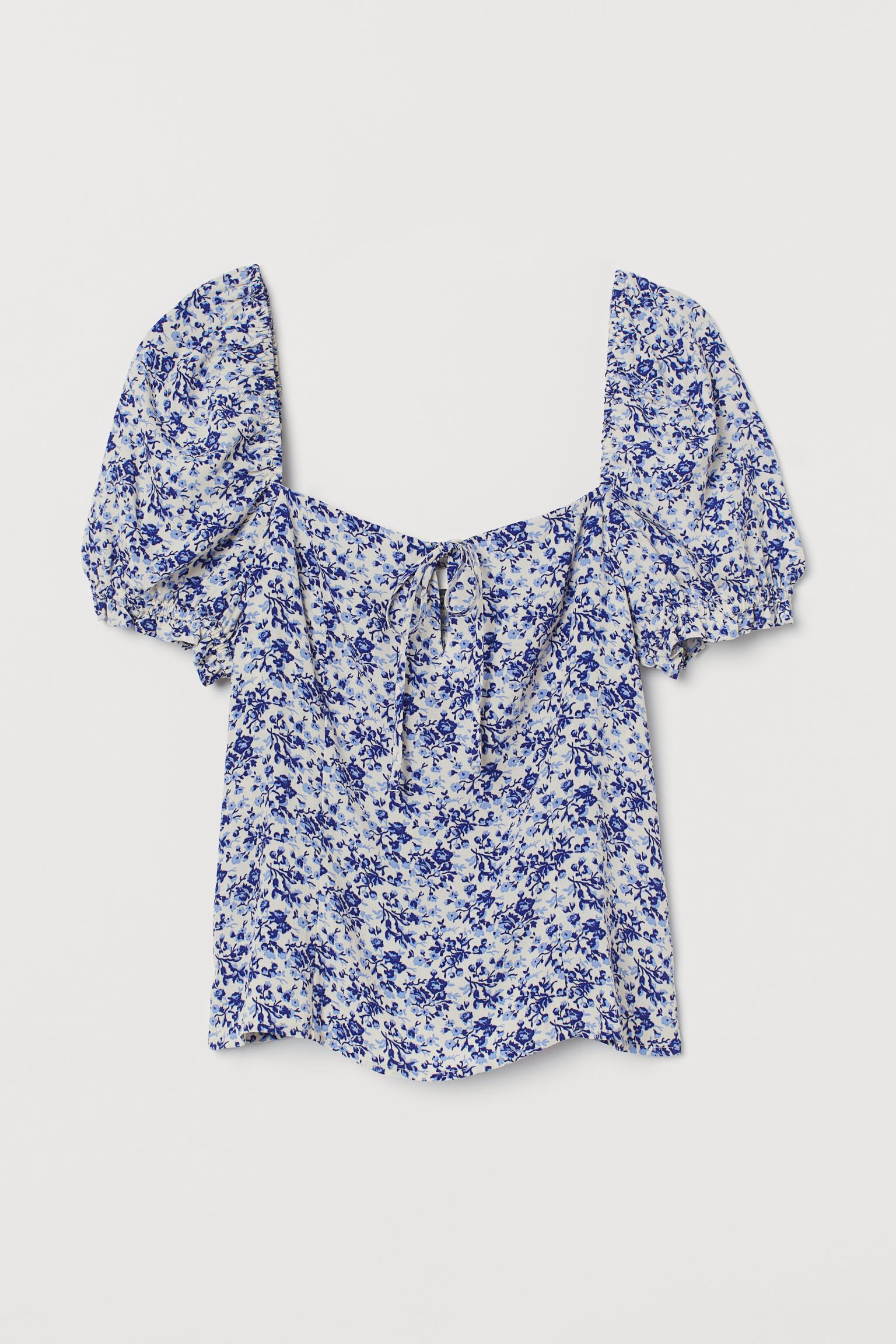 

Блуза женская H&M 877268004 белая XL, Белый, 8772680