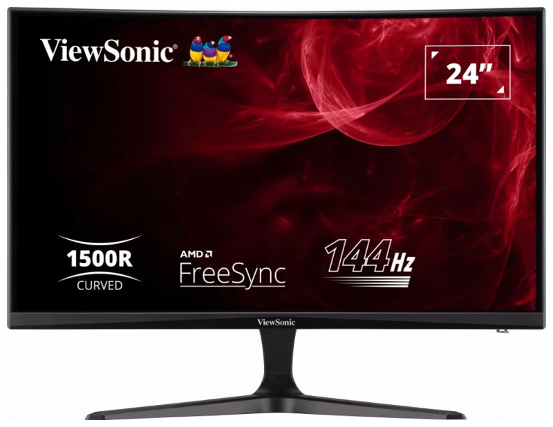 фото Монитор viewsonic 236 vx2418-pc-mhd черный 23.6" черный (236 vx2418-pc-mhd черный)