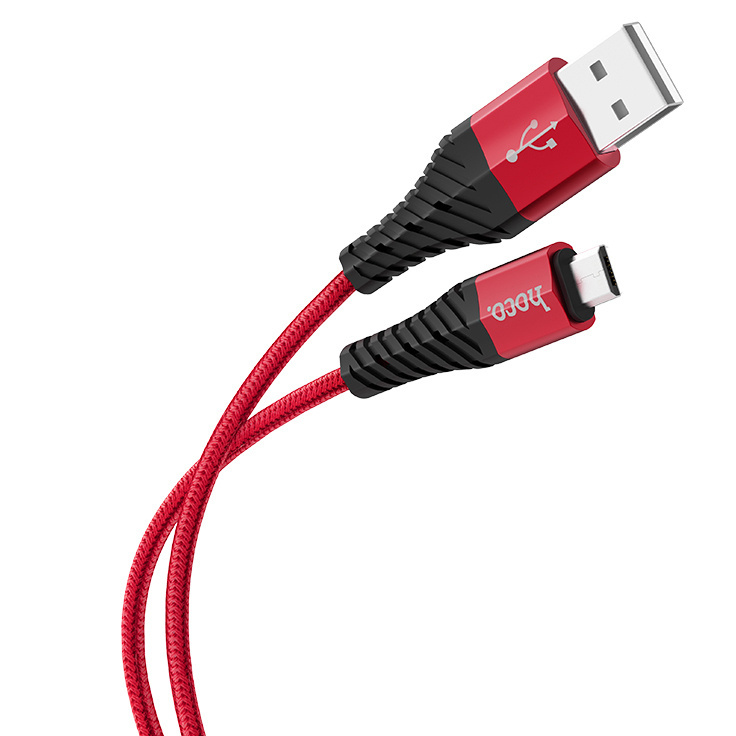 

Кабель USB Hoco X38 Cool - Micro 0.25м красный, X38 Cool Micro 0,25