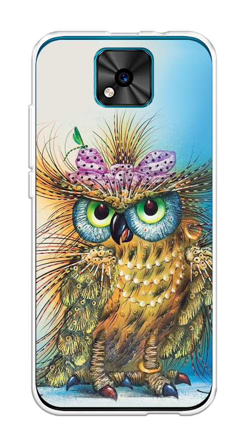 

Чехол на BQ 5533G "Модная сова", Коричневый;голубой, 201850-1