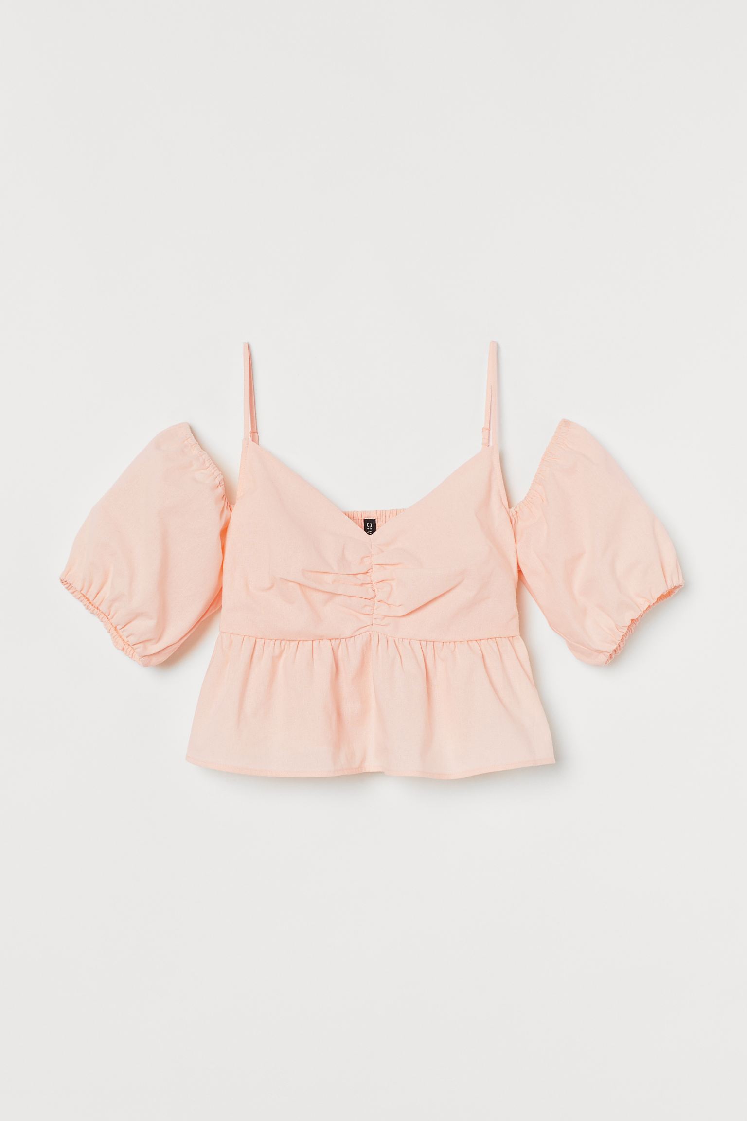 

Блуза женская H&M 829185002 оранжевая 32 EU, Оранжевый, 829185002