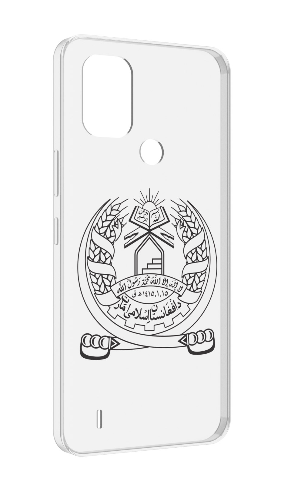 

Чехол MyPads герб-афганистан для Nokia C31, Прозрачный, Tocco