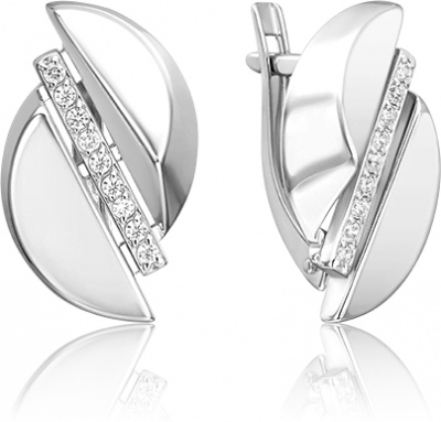 

Серьги из серебра с фианитом PLATINA jewelry 02-5081-00-401-0200, 02-5081-00-401-0200