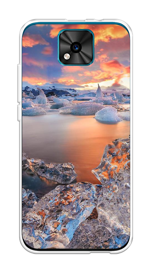 

Чехол на BQ 5533G "Ледники", Синий;оранжевый, 201850-2