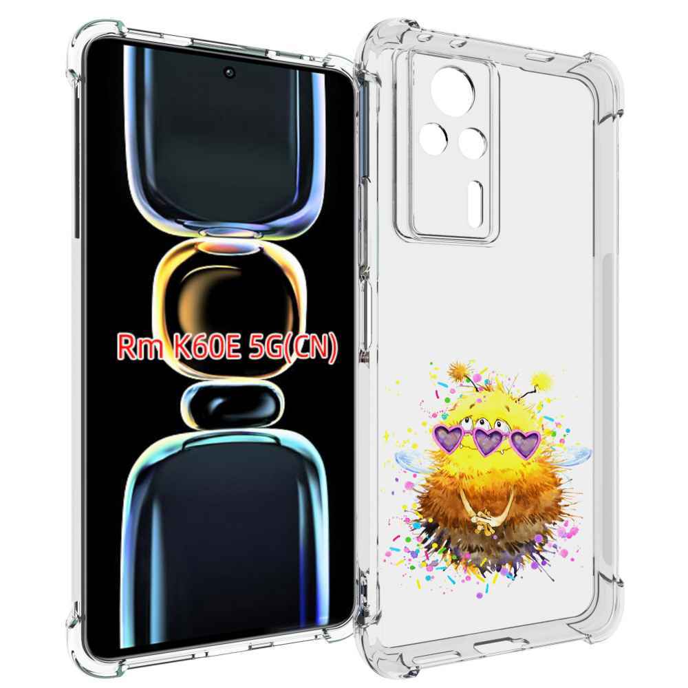 

Чехол MyPads Пушитый шмель для Xiaomi Redmi K60E, Tocco