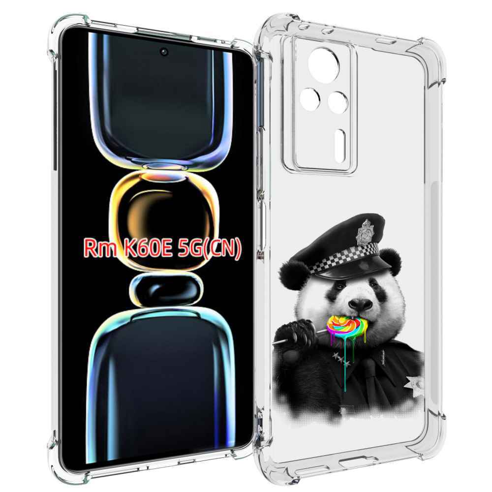 

Чехол MyPads Панда полиция для Xiaomi Redmi K60E, Tocco