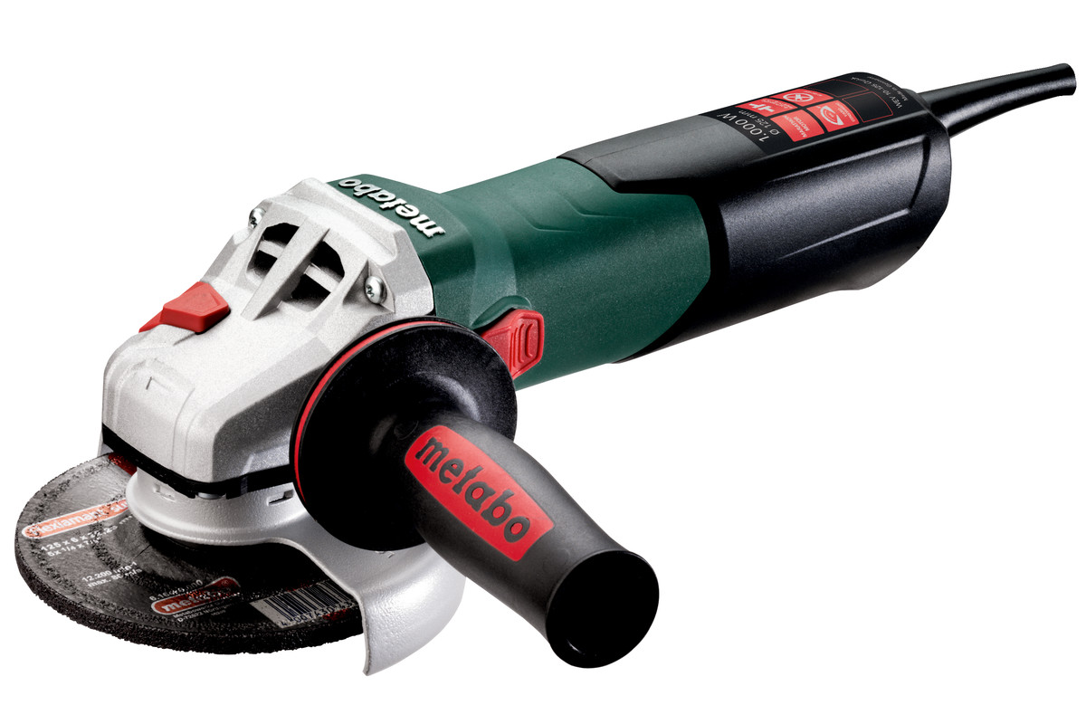 

Сетевая угловая шлифовальная машина Metabo WEV 10-125 Quick (600388950), 1000 Вт, 125 мм