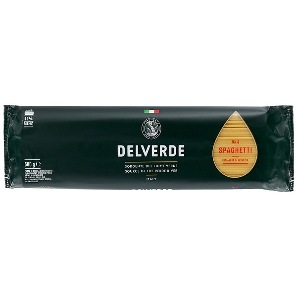 

Макаронные изделия спагетти №4, Del Verde, 500 г, Италия