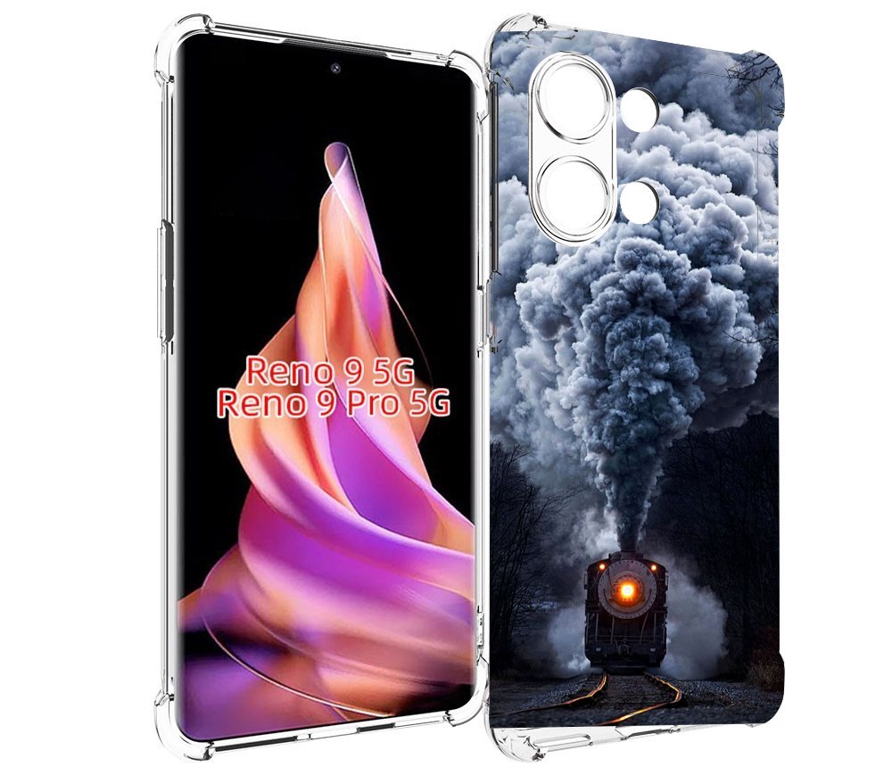 

Чехол MyPads Паровоз для Oppo Reno 9/Reno 9 Pro, Прозрачный, Tocco
