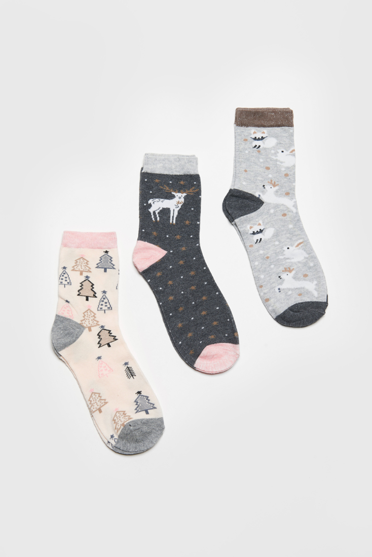 

Набор носков женских Modis M202U00427C218L40 разноцветных 23-25, M202U00427