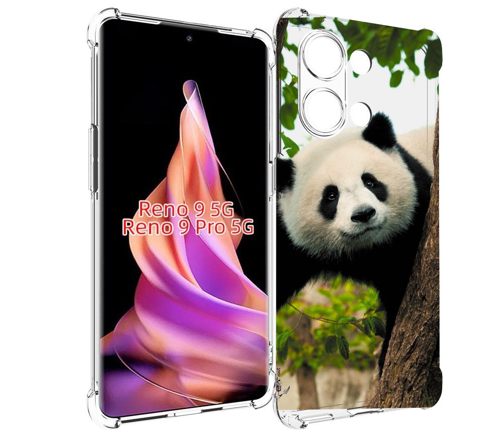 

Чехол MyPads Панда-на-дереве для Oppo Reno 9/Reno 9 Pro, Прозрачный, Tocco