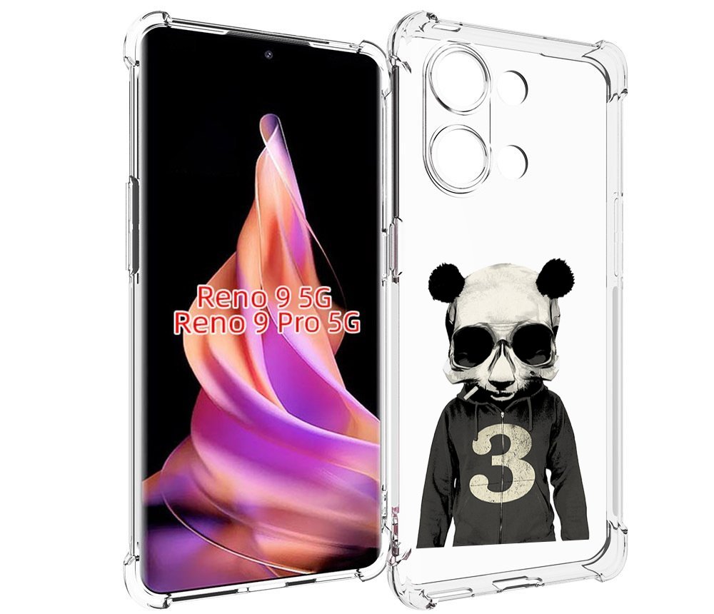 

Чехол MyPads Панда-в-костюме для Oppo Reno 9 / Reno 9 Pro, Прозрачный, Tocco