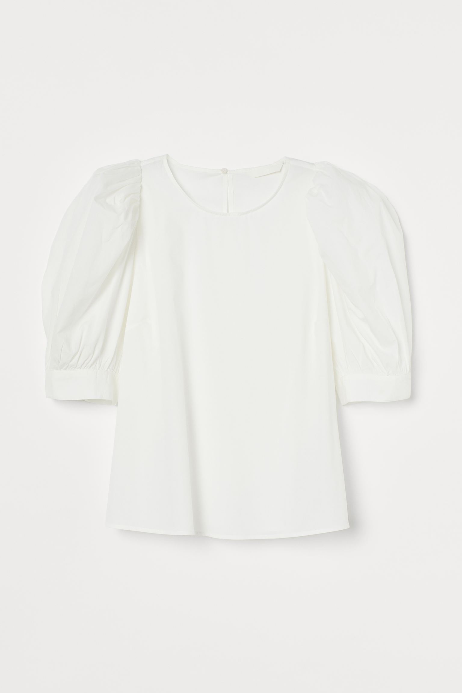 

Блуза женская H&M 894141001 белая XL, Белый, 8941410