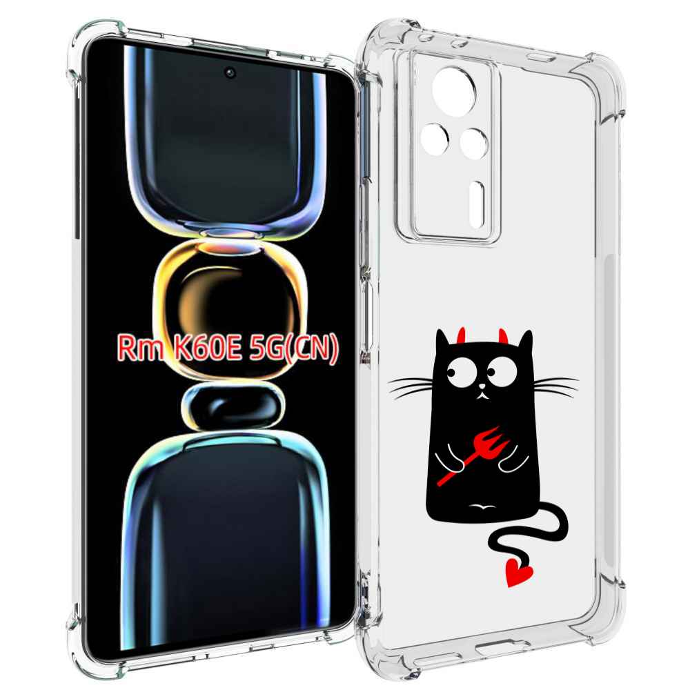 

Чехол MyPads Кот демон для Xiaomi Redmi K60E, Tocco