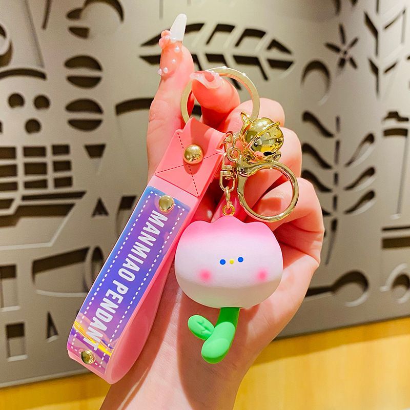 

Брелок женский STAREX Живой цветочек розовый, Живой цветочек