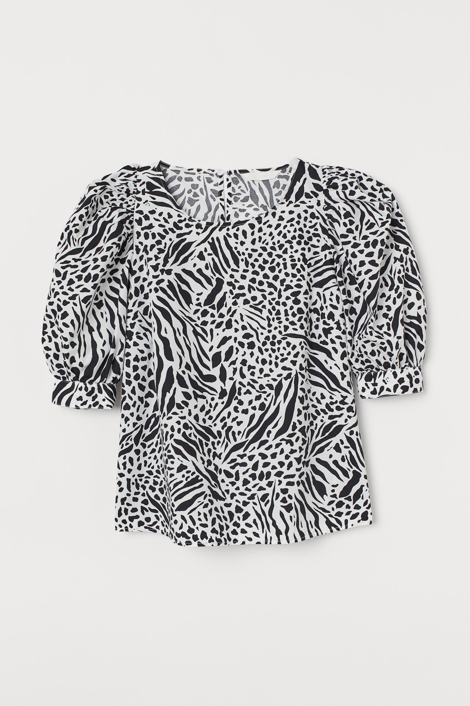 

Блуза женская H&M 894141006 белая M, Белый, 8941410
