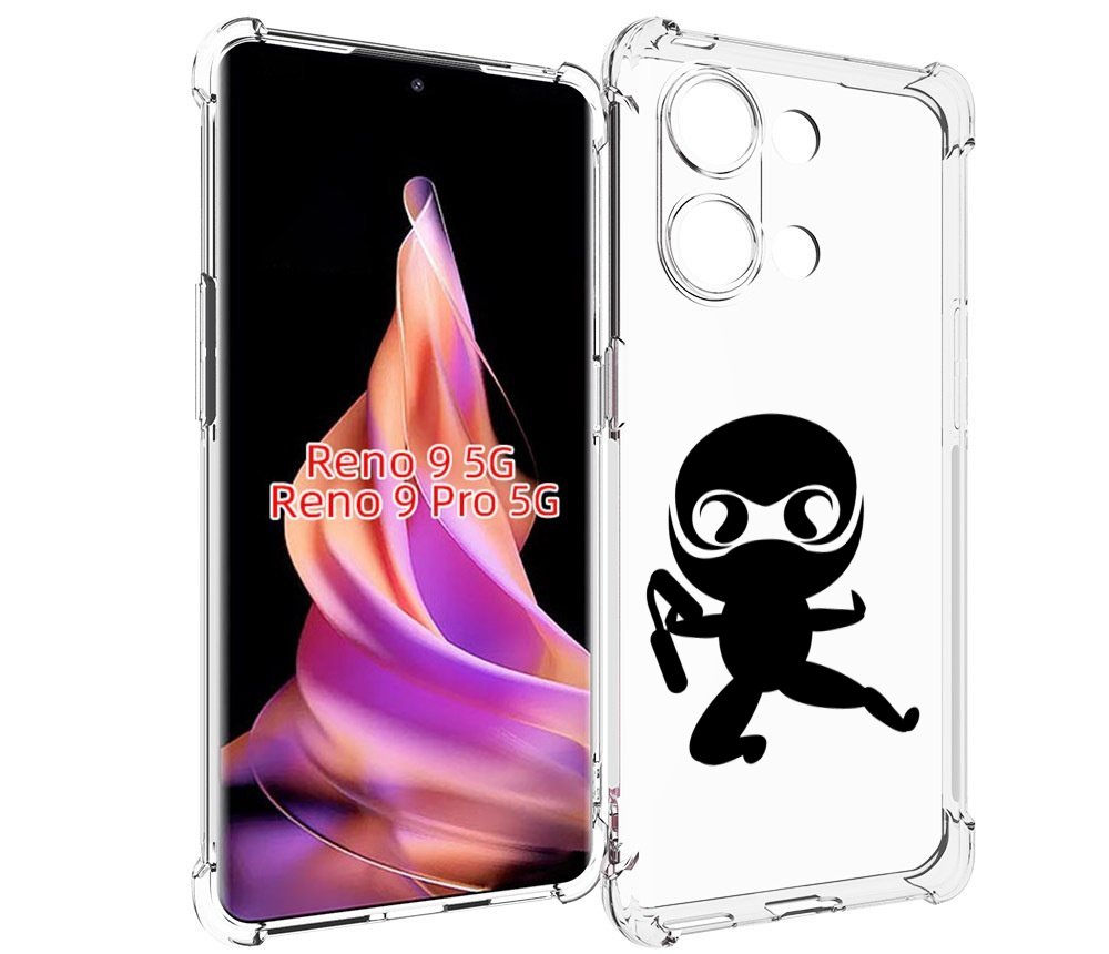

Чехол MyPads Ниндзя для Oppo Reno 9/Reno 9 Pro, Прозрачный, Tocco