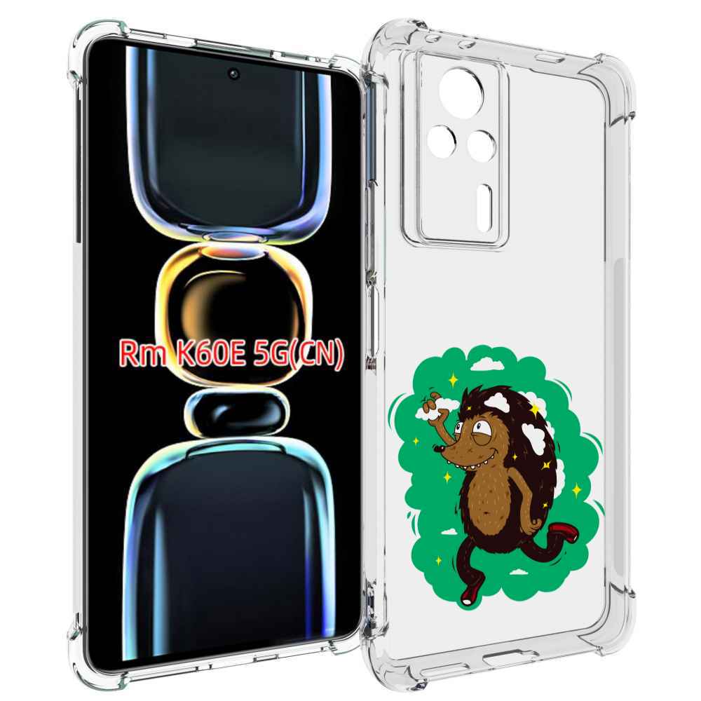 

Чехол MyPads Ежик в облаках для Xiaomi Redmi K60E, Tocco