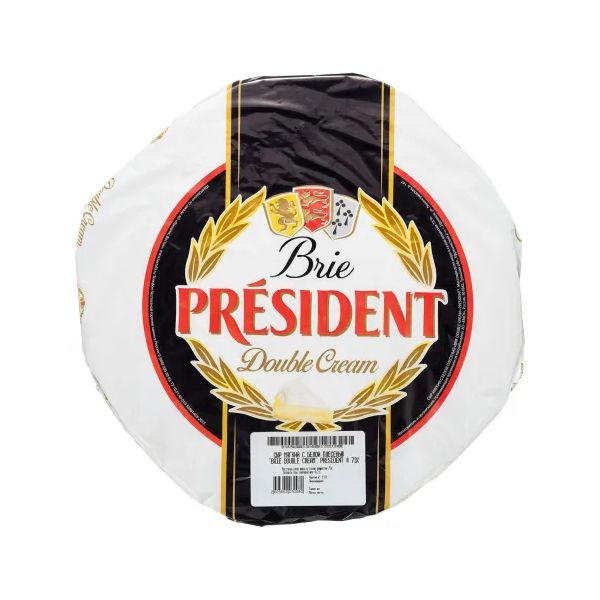 

Сыр мягкий President Brie Double Cream с белой плесенью 73%