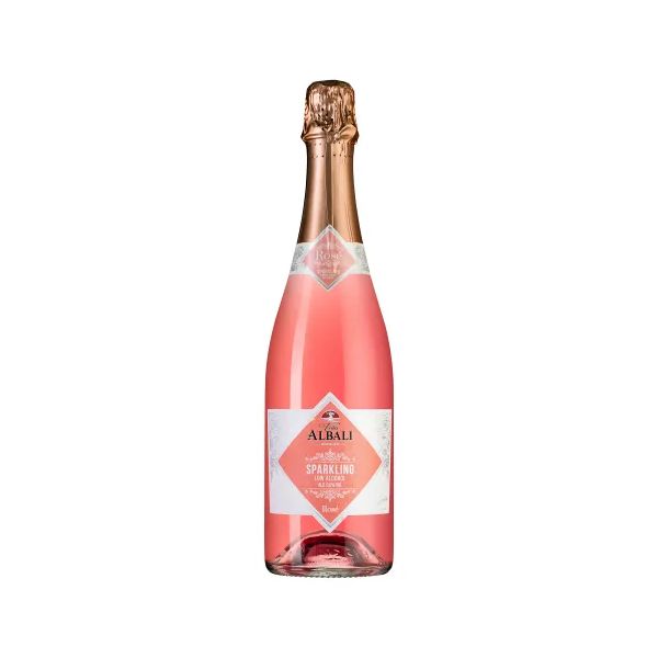 Вино игристое безалкогольное Vina Albali Sparkling Rose Low Alcohol розовое сухое 0,75 л