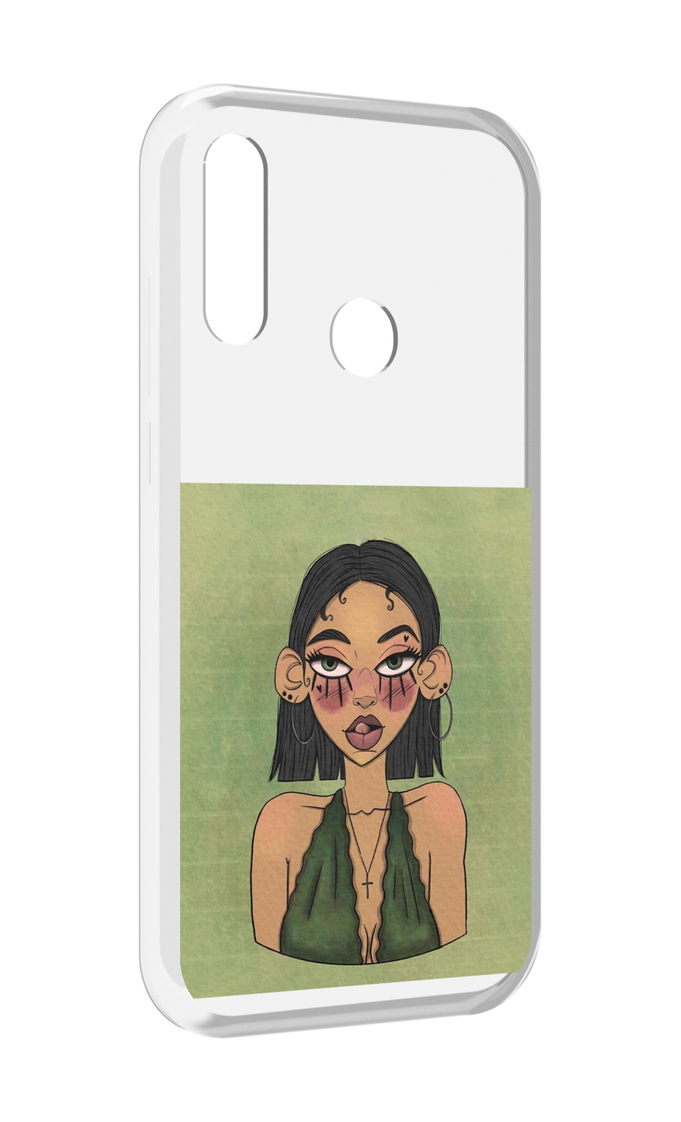 

Чехол MyPads девушка-с-каре-и-тату для Lenovo Z6 Pro Youth Edition / Z6 Pro Lite, Прозрачный, Tocco