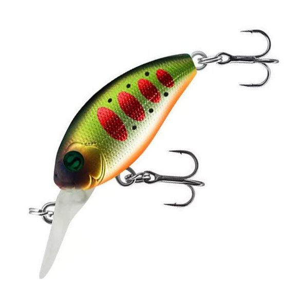 

Воблер Sprut Rini Crank D 32F SGRTR3, Зеленый;желтый, Rini D
