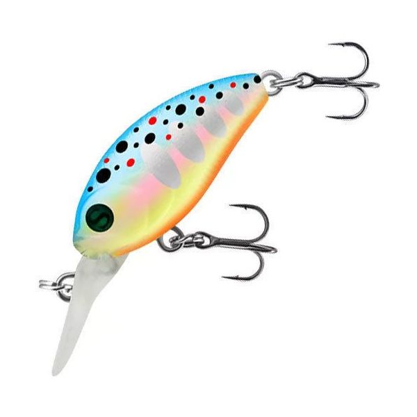 

Воблер Sprut Rini Crank D 32F WBTR, Голубой;желтый;розовый, Rini D